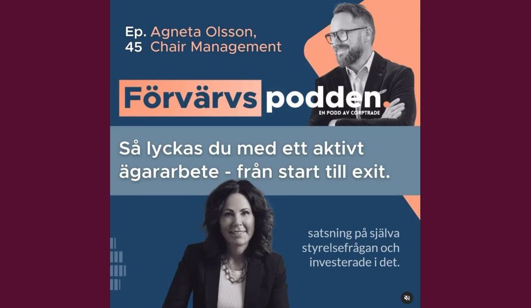 Förvärvspodden – Agneta Olsson